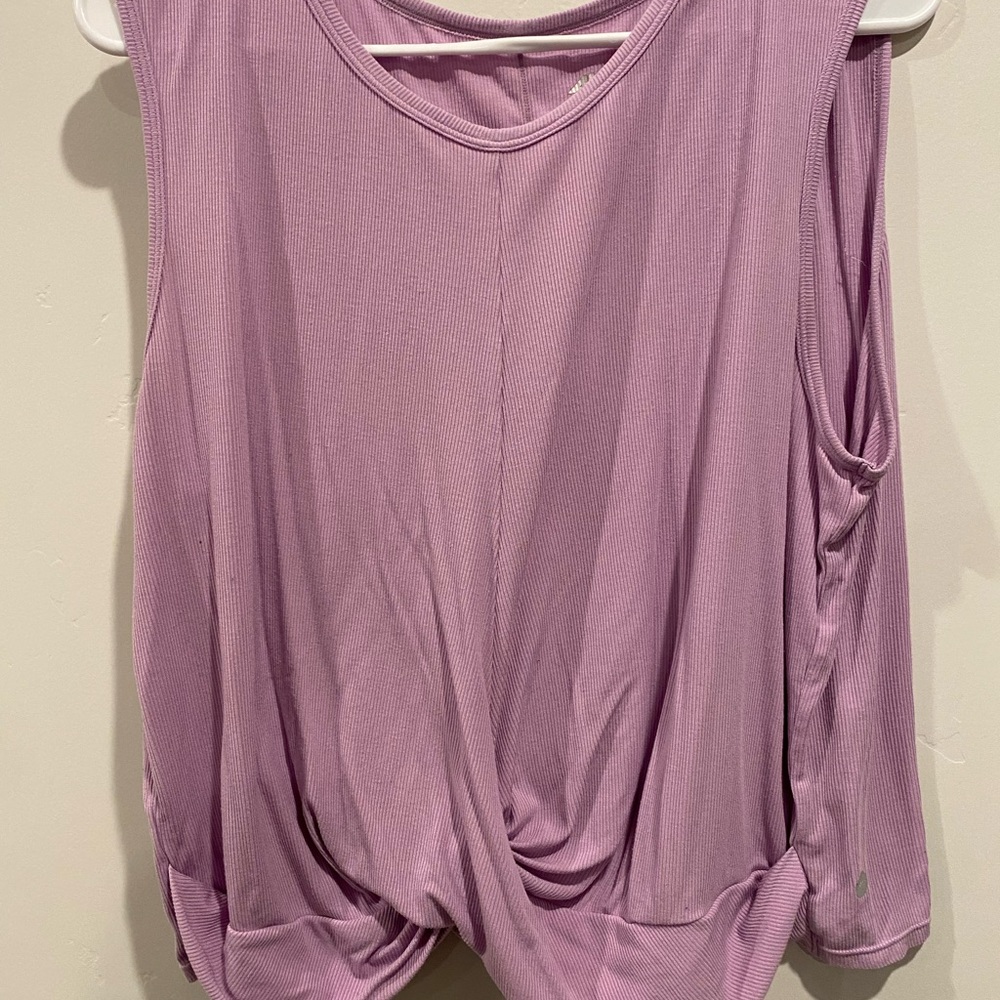 Avia Lavender Twist Tank Top